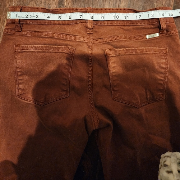 Kancan Women’s Flare Jeans Chocolate Brown Stretch 9/28 - Picture 8 of 10